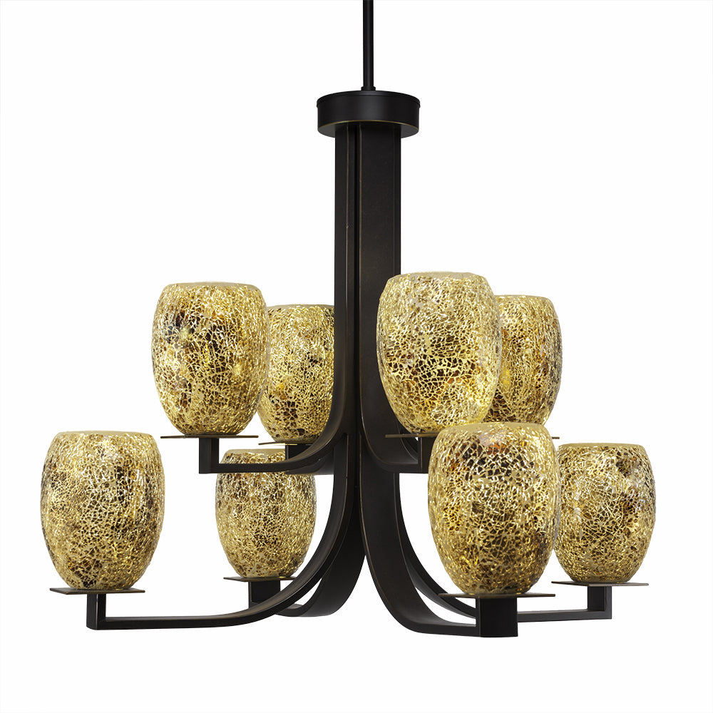 Toltec Apollo 578-dg-4175 Chandelier Light - Dark Granite