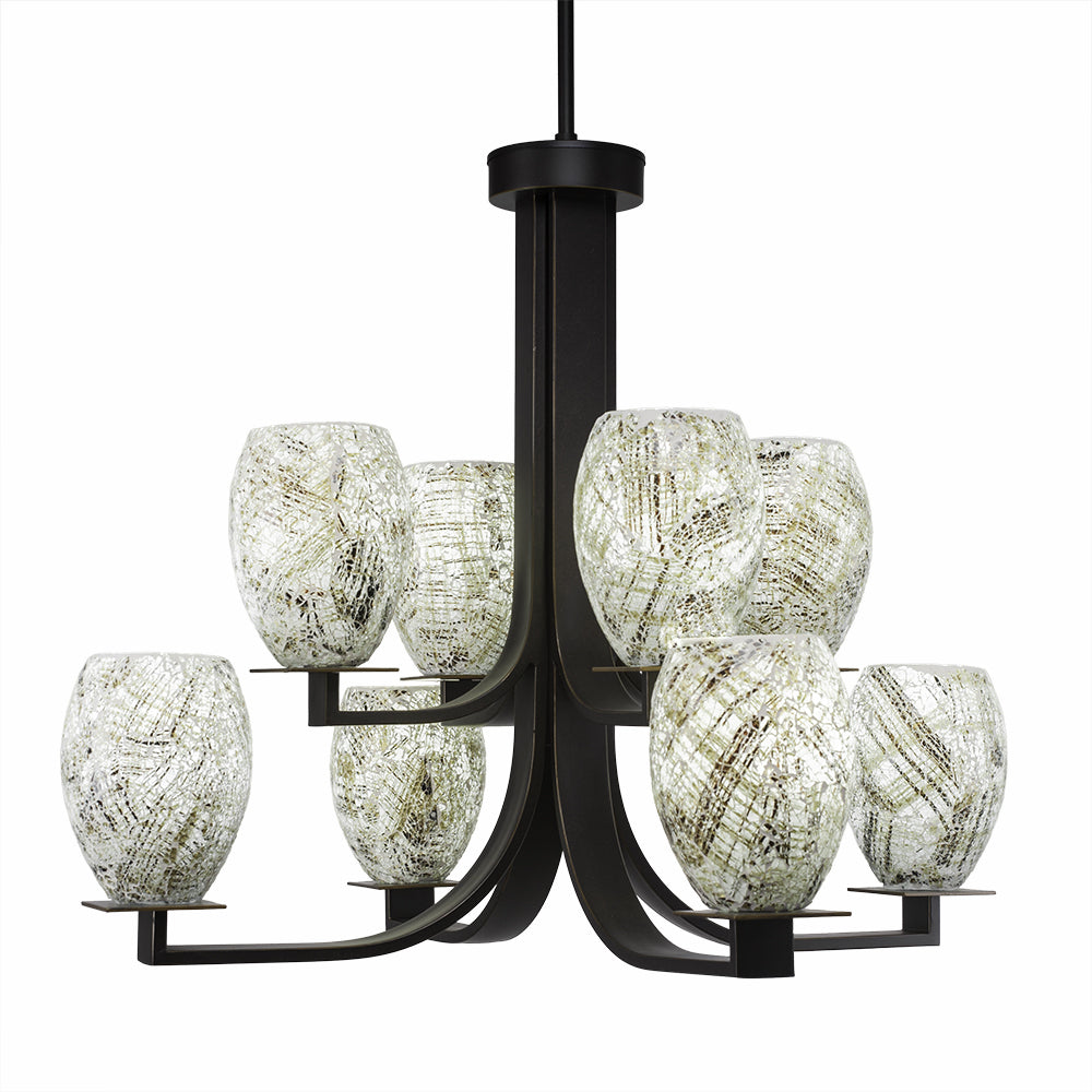 Toltec Apollo 578-dg-5054 Chandelier Light - Dark Granite