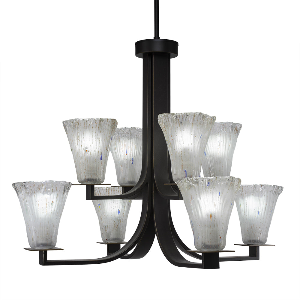 Toltec Apollo 578-dg-721 Chandelier Light - Dark Granite