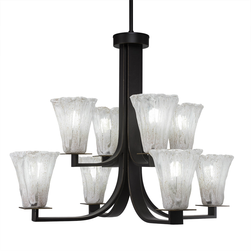 Toltec Apollo 578-dg-729 Chandelier Light - Dark Granite
