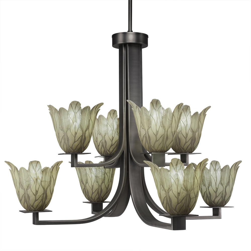 Toltec Apollo 578-gp-1025 Chandelier Light - Graphite