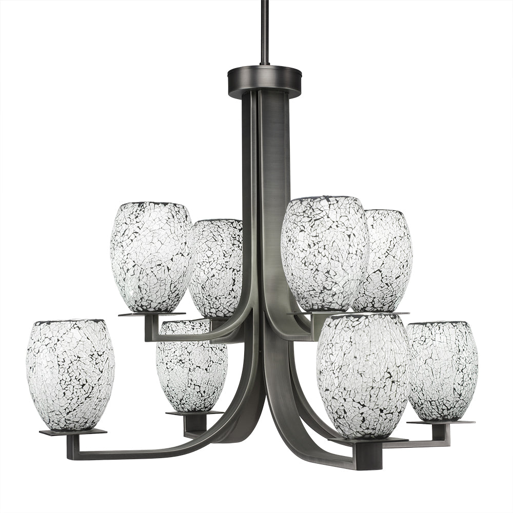 Toltec Apollo 578-gp-4165 Chandelier Light - Graphite