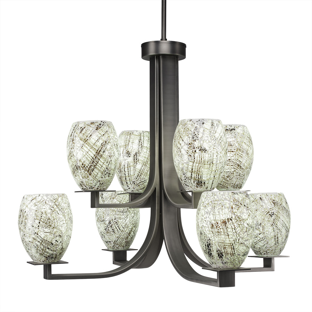 Toltec Apollo 578-gp-5054 Chandelier Light - Graphite