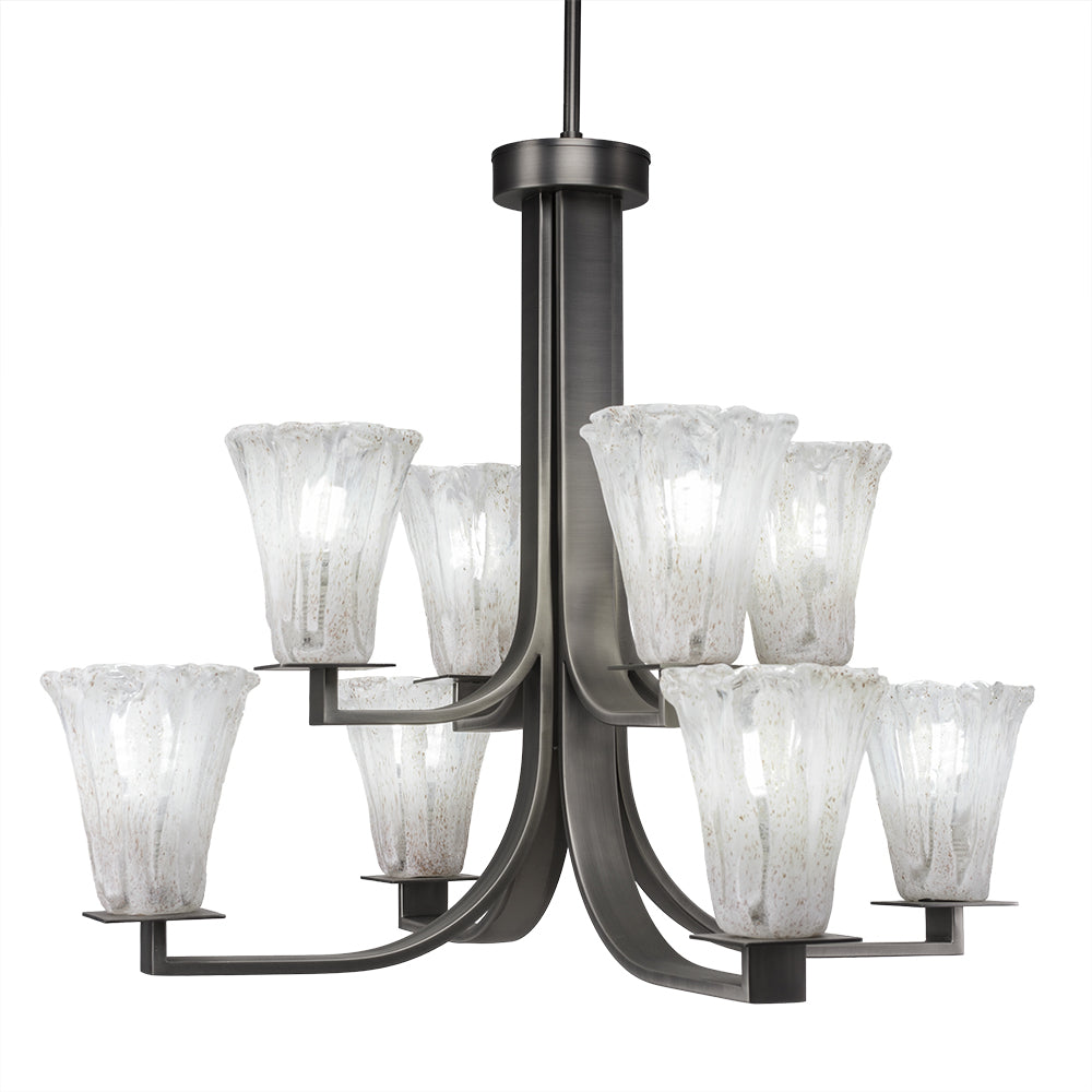 Toltec Apollo 578-gp-729 Chandelier Light - Graphite