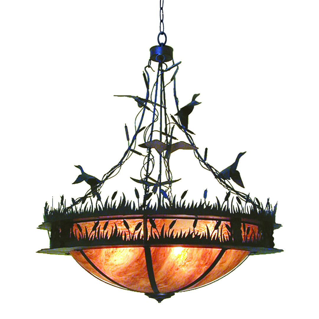 2nd Avenue Ducks in Flight 05.0673.48 Pendant Light - Chestnut