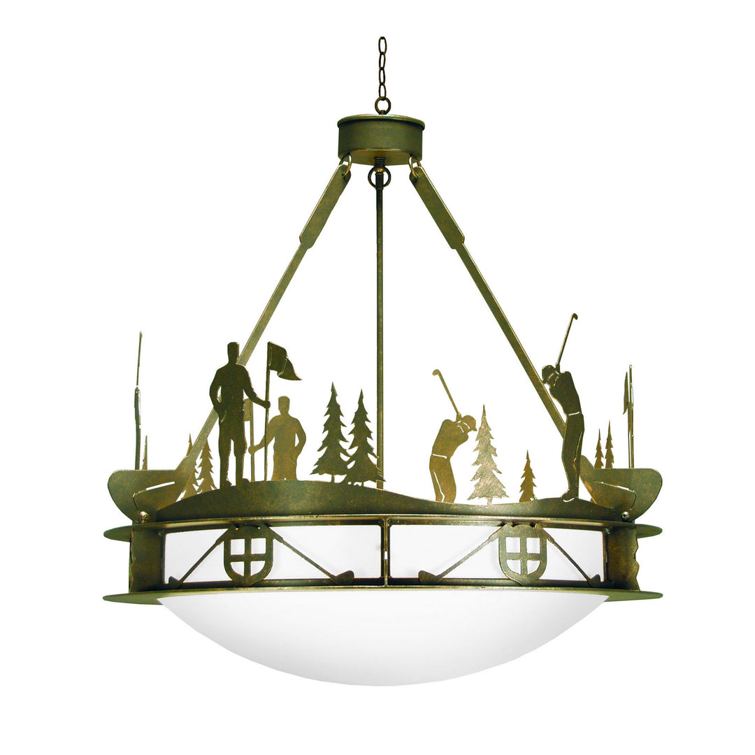 2nd Avenue Fairway 05.0740.32.GOLF Pendant Light - Gilded Tobacco