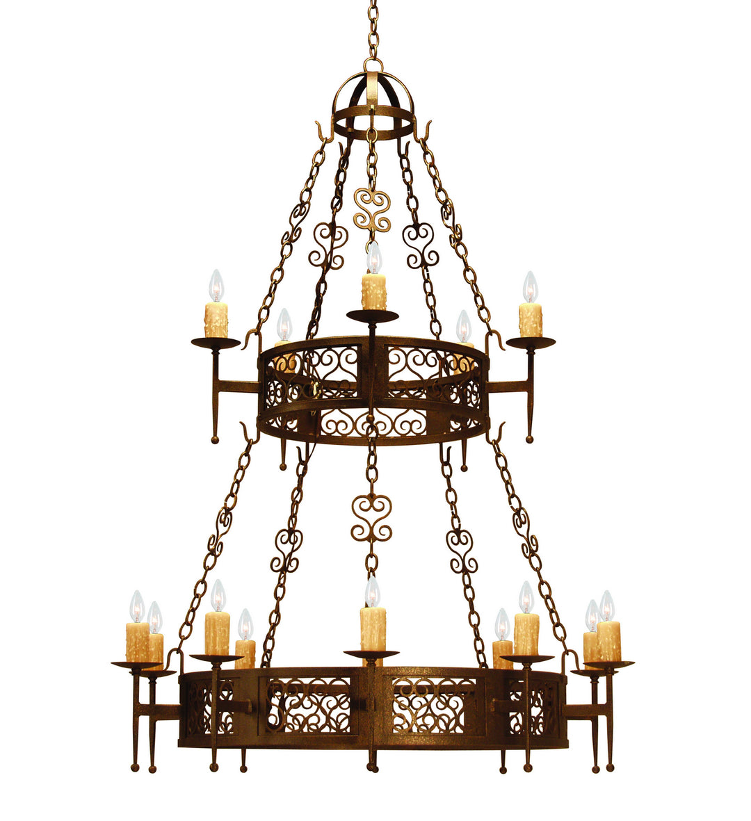 2nd Avenue Toscano 05.0747.48.2TR Chandelier Light - Mahogany Bronze