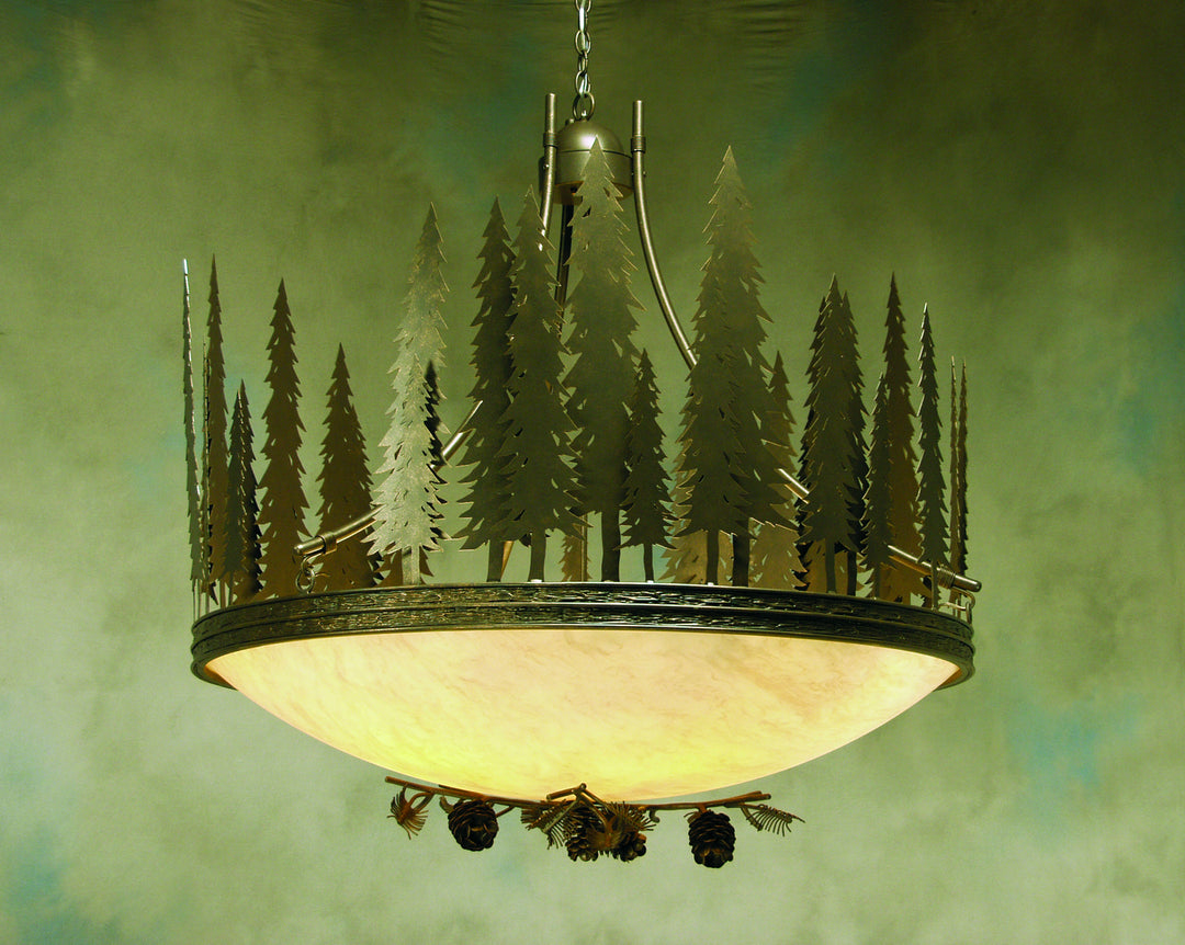 2nd Avenue Towering Pines 05.0809.48 Pendant Light - Pompeii Gold