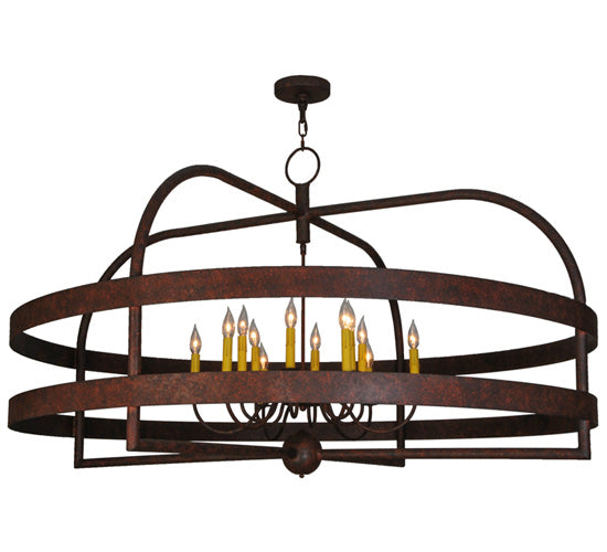 2nd Avenue Aldari 05.0886.60.DAMP Chandelier Light - Rusty Nail