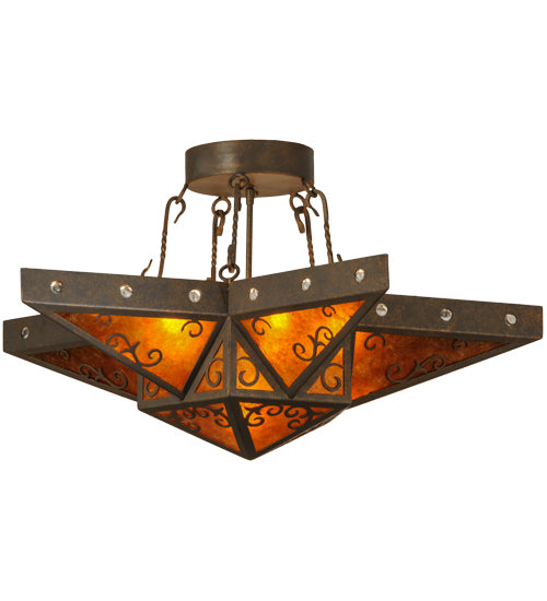 2nd Avenue Star 05.1203.36 Pendant Light - Gilded Tobacco