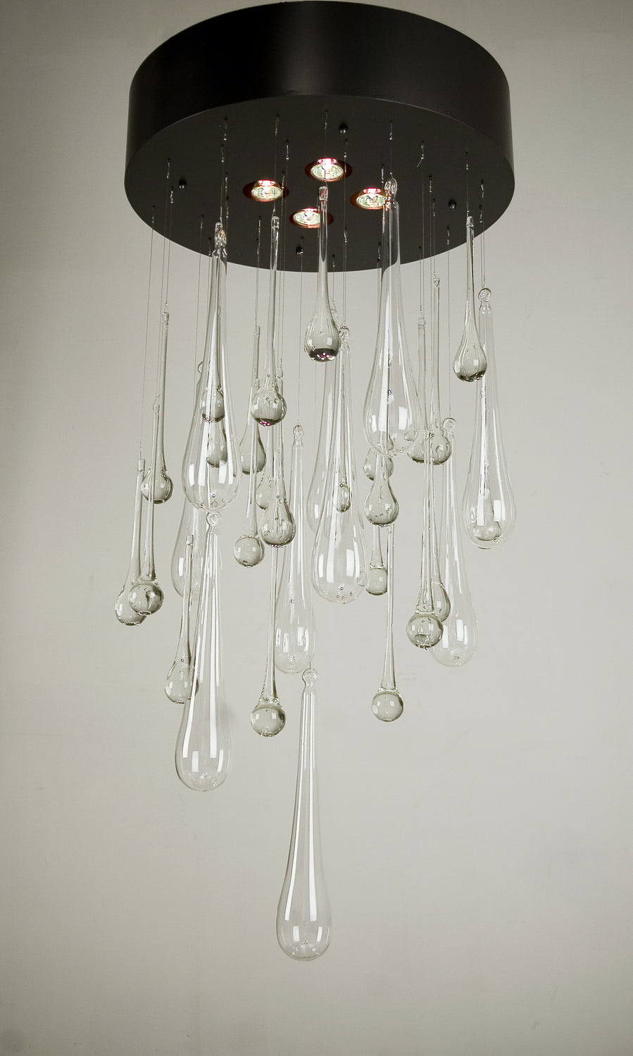 2nd Avenue Teardrop 05.1227.24 Chandelier Light - Blackened Pewter