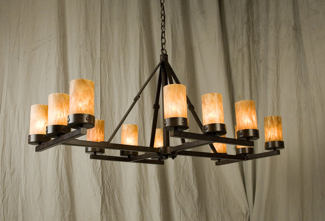 2nd Avenue Parker 05.1371.52 Chandelier Light - Rustic Iron