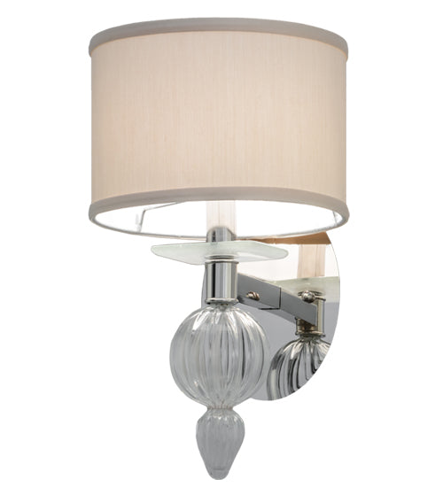 2nd Avenue Murano 200056-33 Wall Sconce Light - Polished Nickel