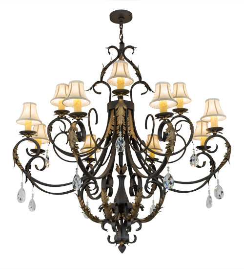 2nd Avenue Ingrid 200076-58.X Chandelier Light - Timeless Bronze Gold Accents