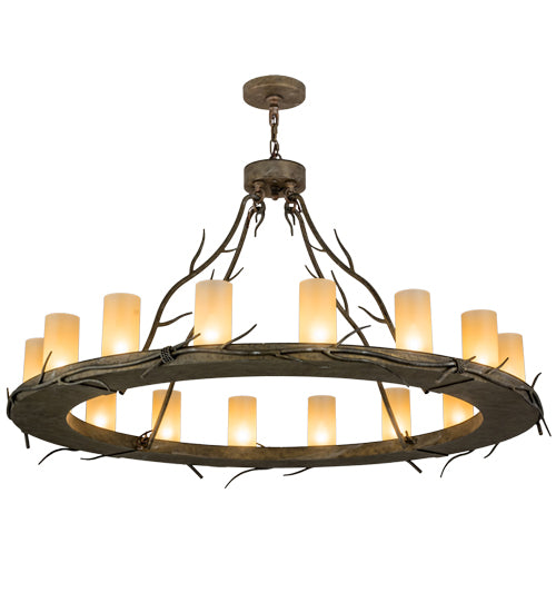 2nd Avenue Loxley 200531-6 Chandelier Light - Vintage Moss Patina