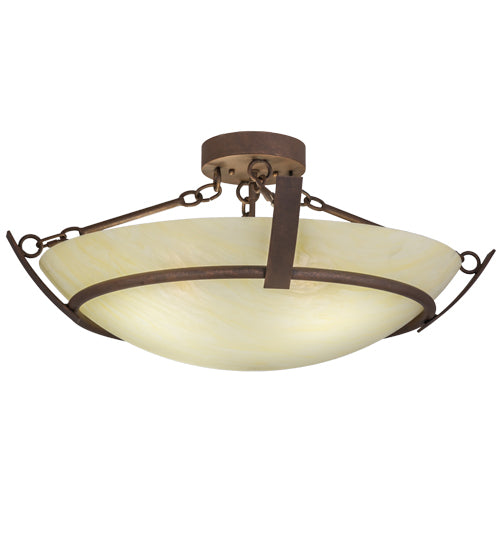 2nd Avenue Covina 201943-8 Ceiling Light - Antique Rust