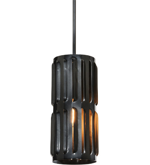 2nd Avenue Ausband Turbine 202247-8 Pendant Light - Black Chrome Over Nickel