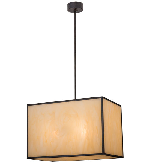 2nd Avenue Quadrato 202248-4.ACR Pendant Light - Chestnut