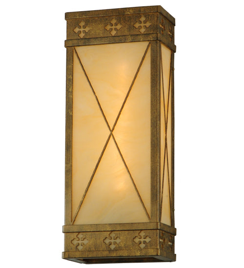 2nd Avenue Byzantine 202258-10.R Wall Sconce Light - Brushed Gold