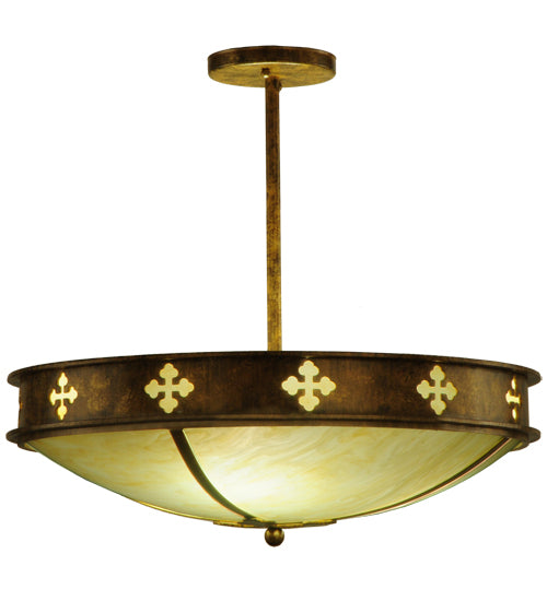 2nd Avenue Byzantine 202258-8 Pendant Light - Brushed Gold