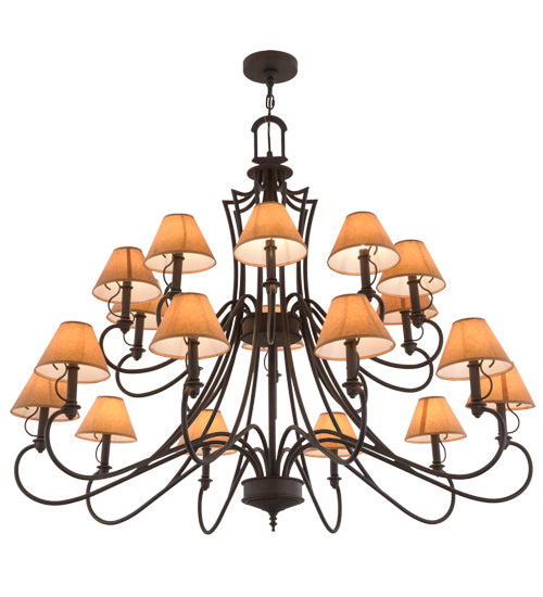 2nd Avenue Jupiter 202413-5 Chandelier Light - Classic Rust