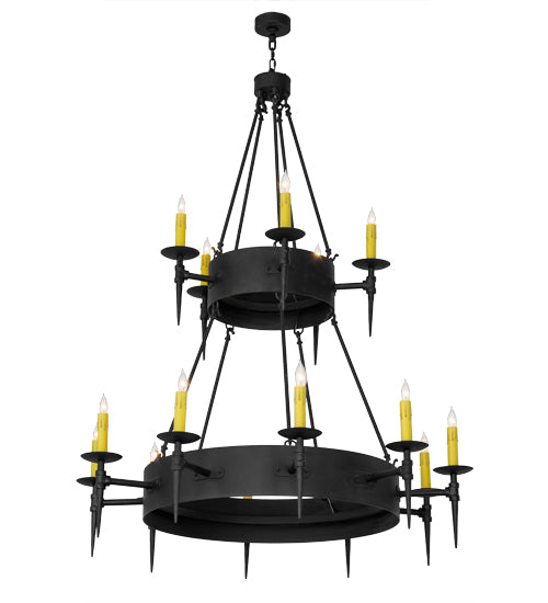 2nd Avenue Thorndike 203193-6 Chandelier Light - Costello Black