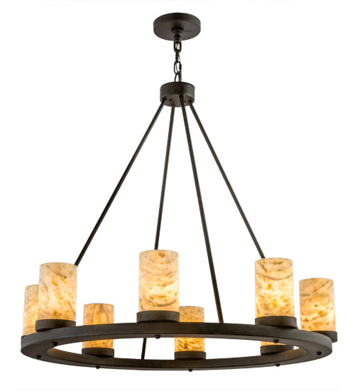 2nd Avenue Loxley 211425-6.JS Chandelier Light - Chestnut