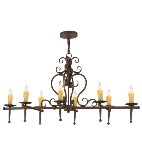 2nd Avenue Monica 216393-2 Chandelier Light - Gilded Tobacco