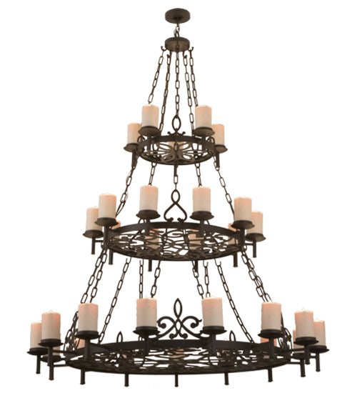 2nd Avenue Newcastle 219979-3 Chandelier Light - Oil Rubbed Bronze