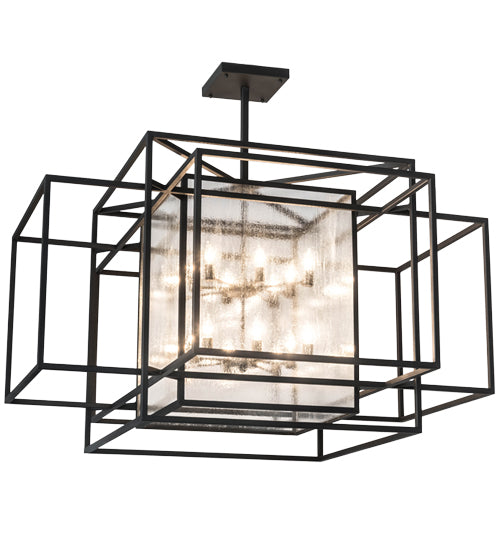 2nd Avenue Kitzi Box 39219-78 Pendant Light - Wrought Iron