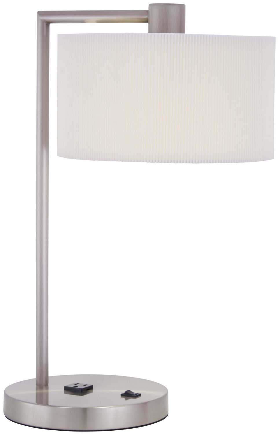 George Kovacs Lighting P352-1-084 Park Led Table Lamp Lamp Pewter, Nickel, Silver