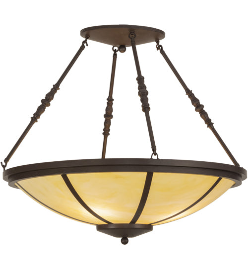 2nd Avenue Commerce 47083-4 Ceiling Light - Cafe Noir