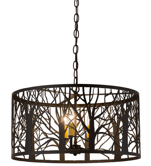 2nd Avenue Winter Maple 48138-4 Pendant Light - Oil Rubbed Bronze