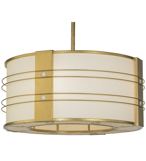 2nd Avenue Cilindro 59735-248 Chandelier Light - Gold Leaf