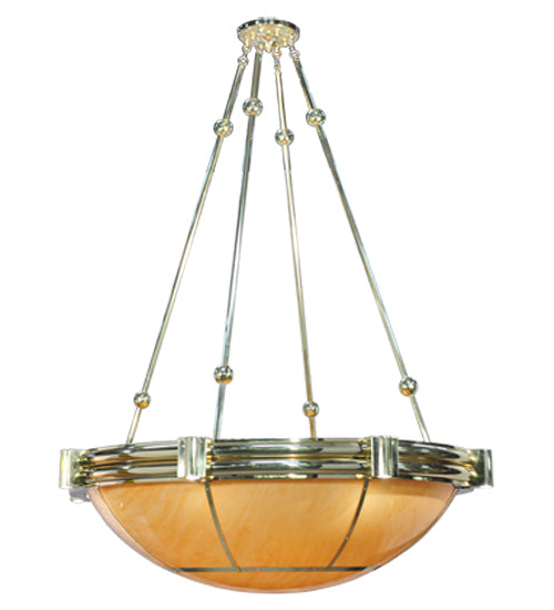 2nd Avenue Auburn 60635-6E Pendant Light - Polished Brass