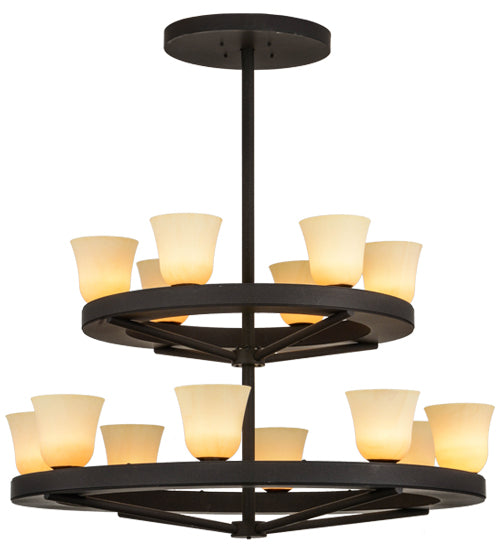 2nd Avenue Loxley 62797-1 Chandelier Light - Dark Roast