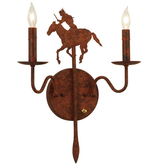 2nd Avenue High Plains Rider 75045.2 Wall Sconce Light - Rusty Nail