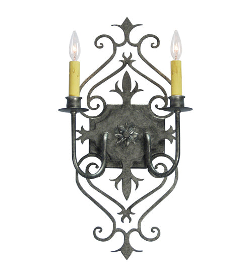 2nd Avenue Louisa 751001.2 Wall Sconce Light - Rustic Iron