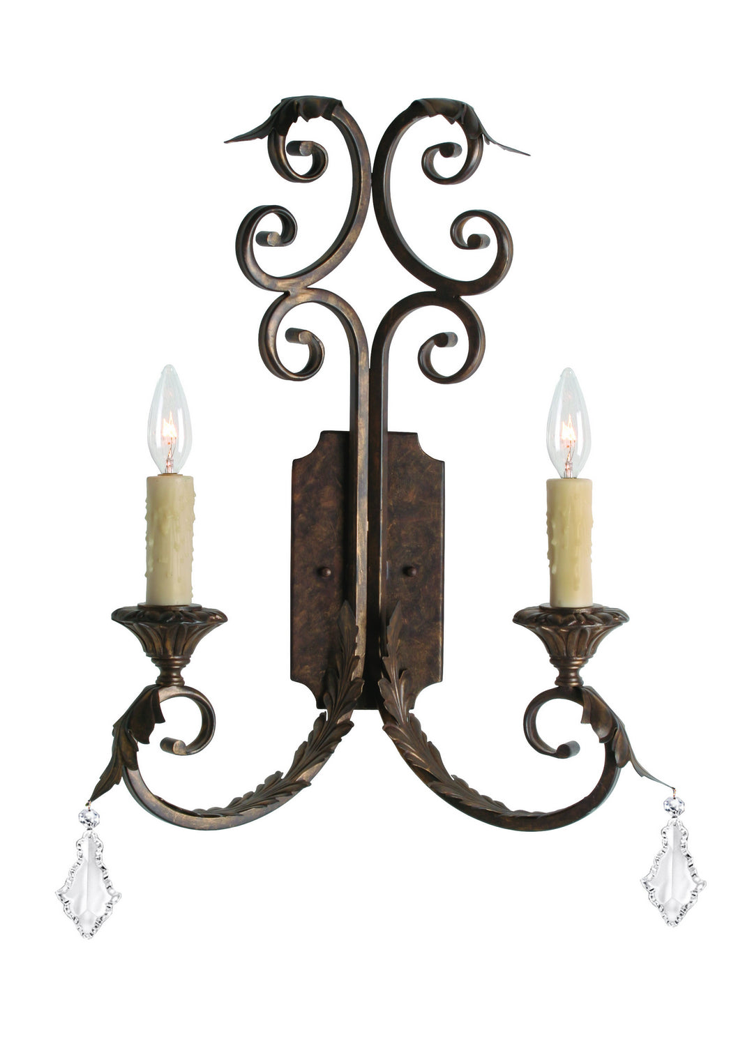 2nd Avenue Serratina 751120.2.X Wall Sconce Light - Cajun Spice