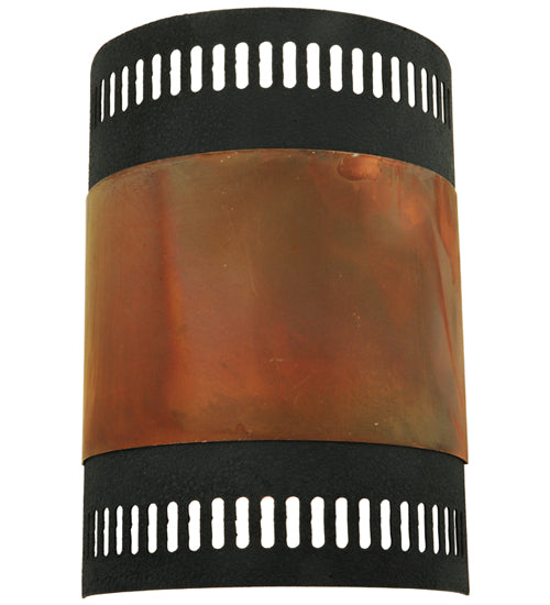 2nd Avenue Elements 75300.1 Wall Sconce Light - Acid Burnt Copper And Midnight