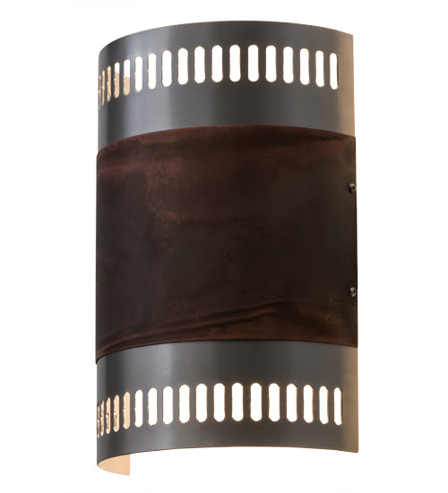 2nd Avenue Elements 75300.1.ABC Wall Sconce Light - Nickel/Acid Burnt Copper