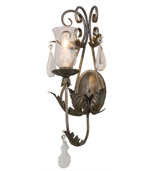 2nd Avenue French Elegance 75400.1.X.S Wall Sconce Light - Antique Silver