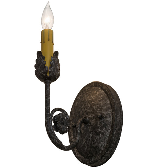 2nd Avenue Antonia 75806.1.171U Wall Sconce Light - Graphite Pewter
