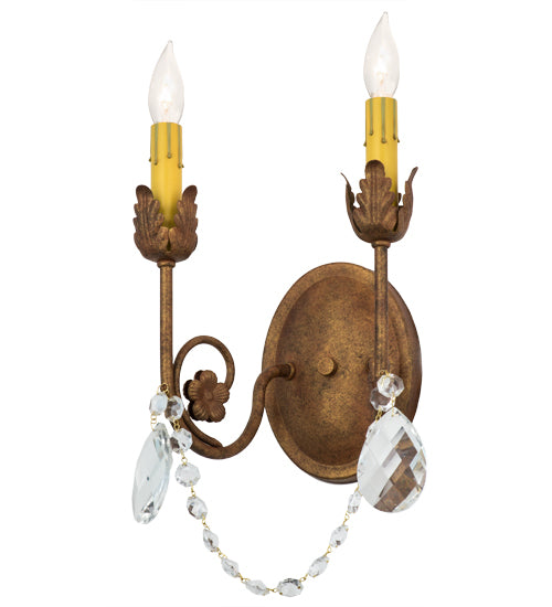 2nd Avenue Antonia 75806.2.X.108U Wall Sconce Light - Autumn Leaf