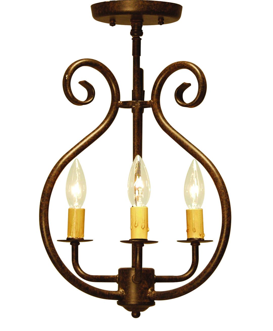 2nd Avenue Easton 8018.12.ES Chandelier Light - Chestnut