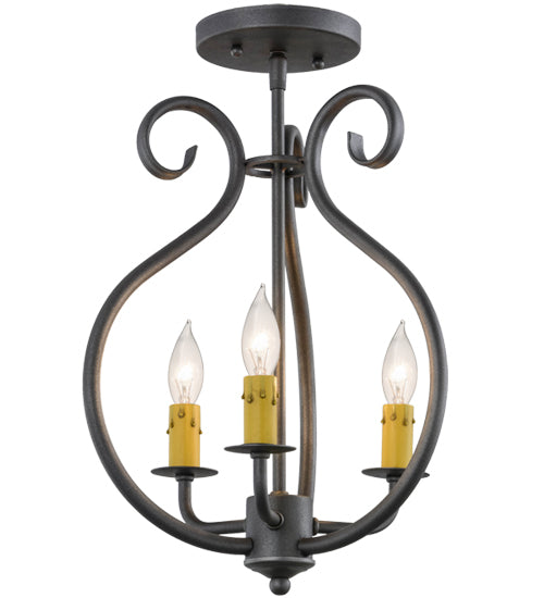 2nd Avenue Easton 8018.12.ES.043U Pendant Light - Pewter Powder Coat