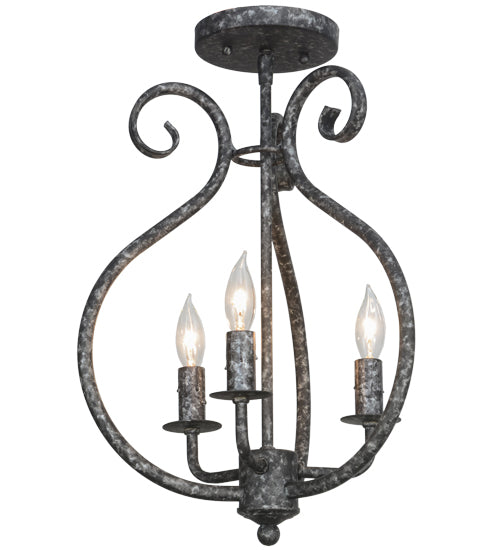 2nd Avenue Easton 8018.12.ES.GP Pendant Light - Graphite Pewter