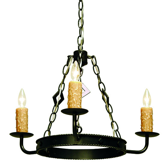 2nd Avenue Elvita 8021.24.ES Chandelier Light - Blackwash