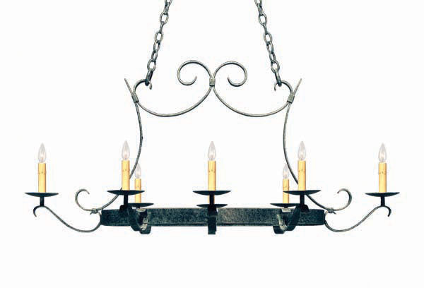 2nd Avenue Handforged 87029.51.24H Chandelier Light - Graphite Pewter