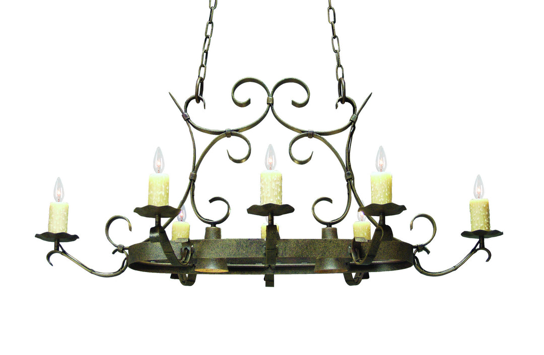 2nd Avenue Handforged 87029.51.DL Chandelier Light - Antiquity